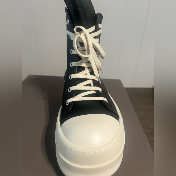 RICK OWENS
Black/Milk/Milk  Mega Bumper Sneakers - Picture 7 of 10